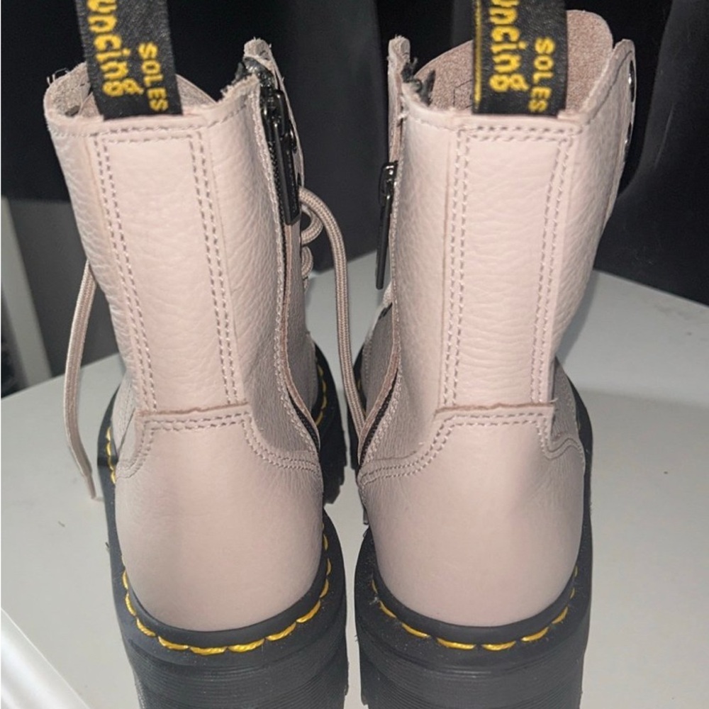 Women's Lace-Up Dr. Martens Platform Ankle Boots - Picture 5 of 6